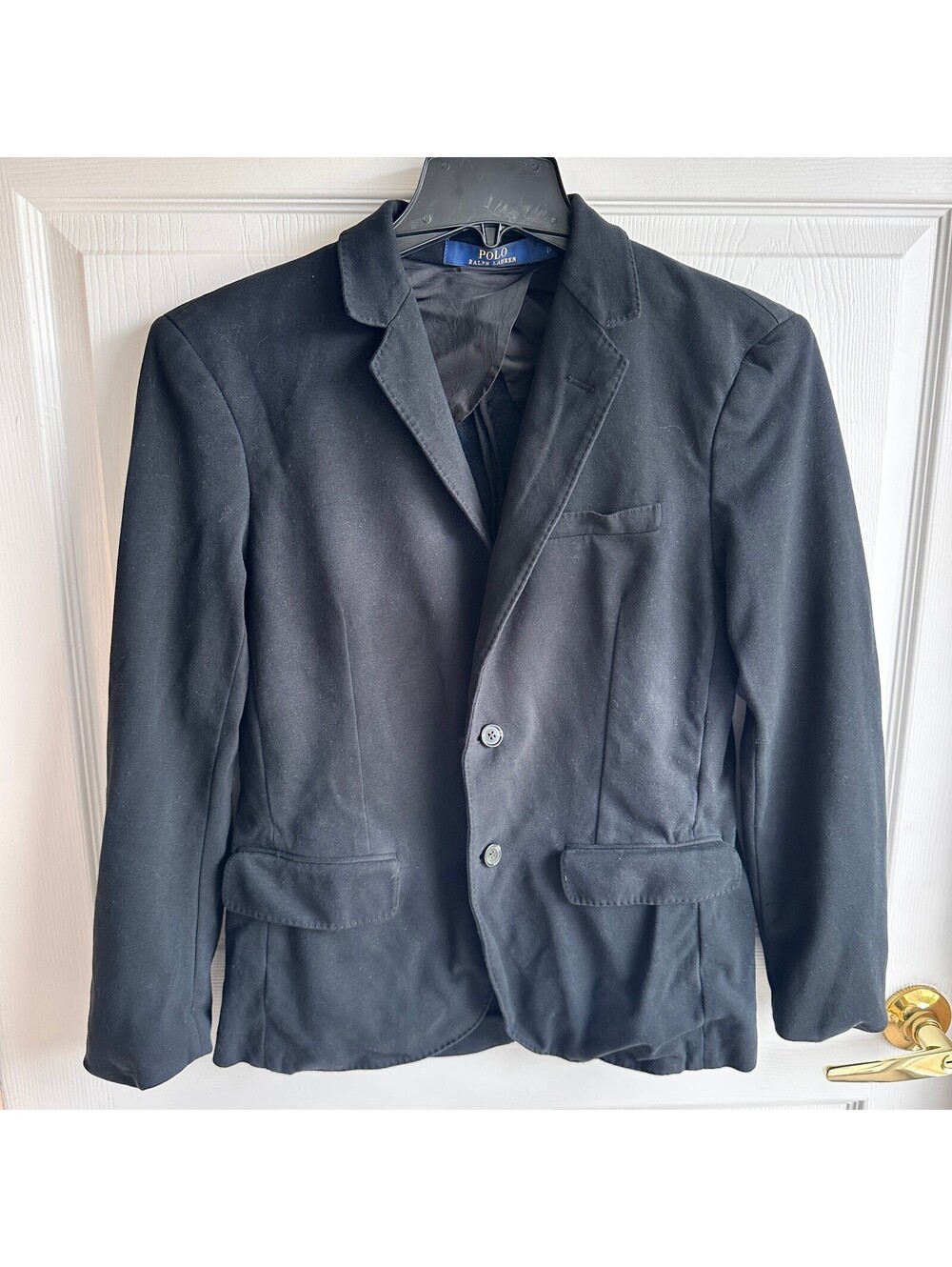Polo Ralph Lauren Black Blazer Suit Jacket Size Small